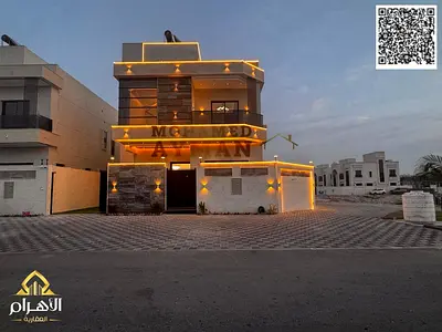 فيلا كورنر فاخرة للبيع في الحليو – عجمان، تتكون من طابقين