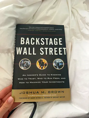 Backstage Wall Street by Joshua M. Brown