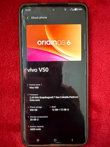 Vivo V50 5G 256GB/12GB Ancora Red