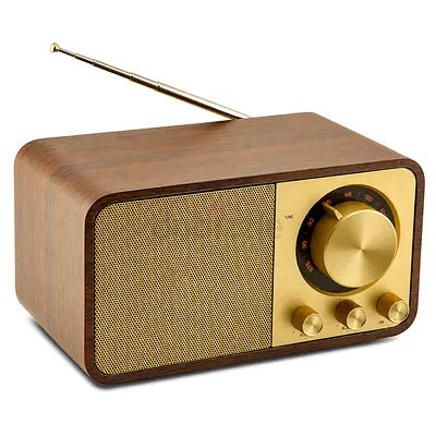 Dasen 14-66 Retro Bluetooth Speaker Radio - Wooden Design, FM  Bluetooth