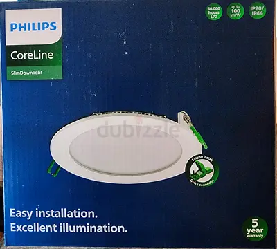 Philips CoreLine SlimDownlight LED Recessed Panel — New in Box