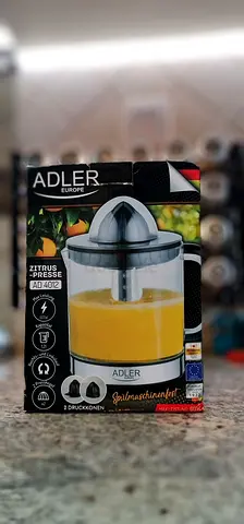 Lightly used-Adler AD 4012 Citrus Juicer Germany/ Fruit Press.