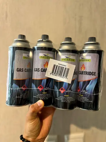 Pack of 4 Paradise Gas Cartridges (Butane) - New  Sealed