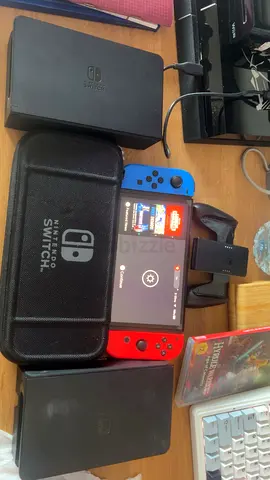 Nintendo Switch OLED Full Bundle - Docks, Case, Game  All Cables | 1399 AED Negotiable
