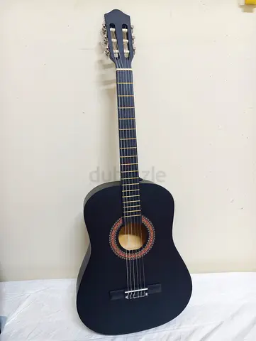 Guitar with bag and accessories