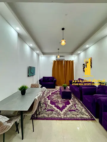 ✨ أفخم شقة غرفة وصالة للإيجار الشهري في كورنيش عجمان - ✨ استمتع بأرقى أسلوب حياة! شقة غرفة وصالة مفروشة بالكامل بفرش جديد ومميز، جاهزة للسكن الفوري، ف