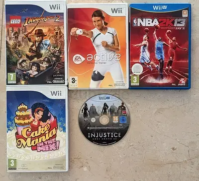 Collection of Nintendo Wii and Wii U Video Games