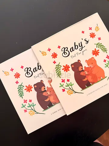 Babys First Five Years Memory Books - Set of 2