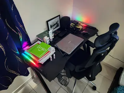 Gaming Table equipped with LED  Ergonomic executive chair