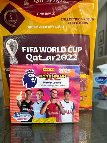 Panini Premier League Adrenalyn XL 25 display box 36 Packs Of 6, 216 cards total