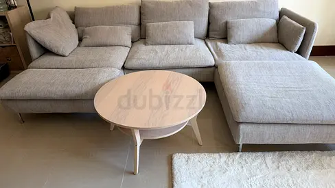IKEA SÖDERHAMN L-shape sofa + coffee table — quick sale