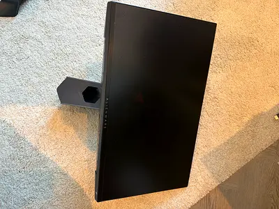 BROKEN alienware 240hz 1080p 24 inch black monitor