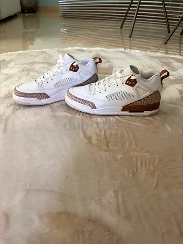 White and Brown woman Casual Sneakers - Good Condition