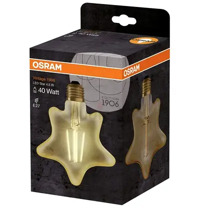 OSRAM Vintage 1906 LED Star Bulb (Brand New) 🌟