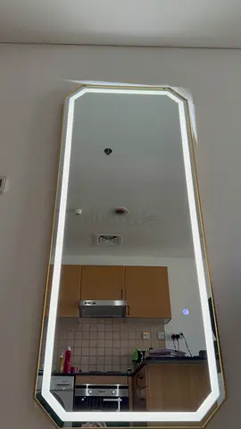 LED Wall Mirror — Touch-Control Lighting
