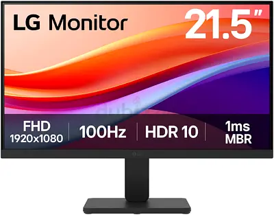 LG 22 inch Full HD HDR10 Monitor - 100Hz, 22U401A-B
