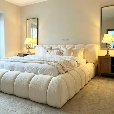 Modern luxury stylish bed