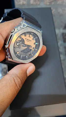 Casio G-Shock Stainless Steel Bezel Black Resin Strap - Excellent Condition