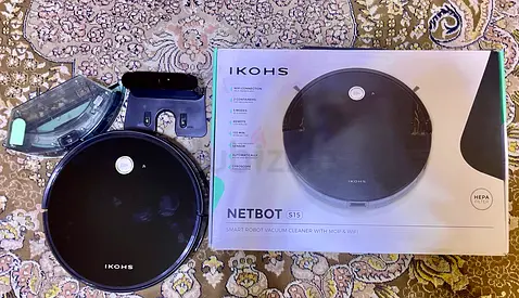 IKOHs Netbot S15 Robot Vacuum Cleaner with Mop  WiFi - Almost New never used