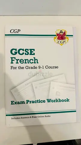 CGP GCSE French Exam Practice Workbook (Grade 9-1) - Includes Answers  Online Audio