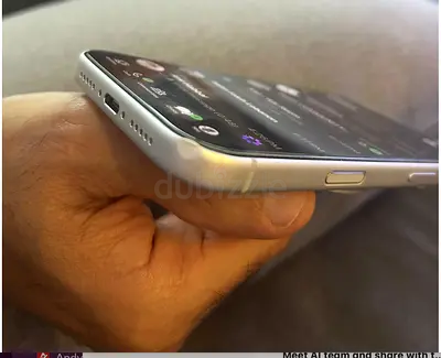 iPhone Pro 17 in Silver under warranty (small frame dent) otherwise in excellent condition