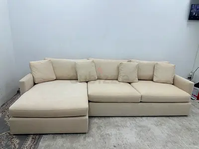 Lounge deep lshape sofa from cratebarrel