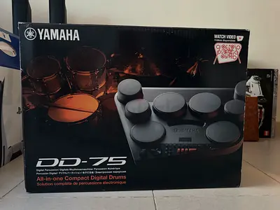 Yamaha DD-75 Electronic Drum Kit – Like New, Full Set with Box