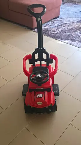 Red Baybee Kids Push Car with Parent Handle