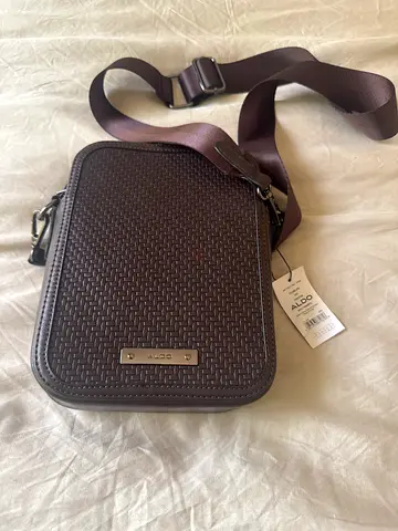 Brand New Aldo Brown Crossbody Messenger Bag