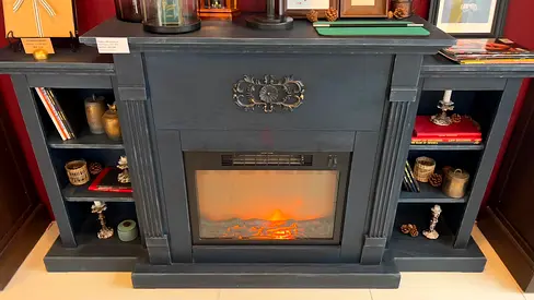 Vintage style fireplace