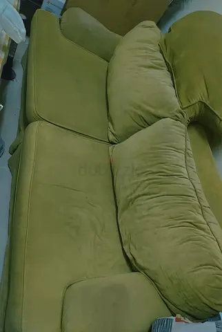 Green 3-seater sofa in good used condition