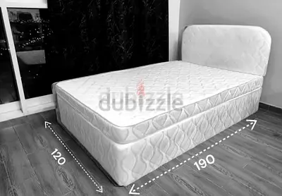 Brand new Double size American Diwan base bed frame with Mattress Available