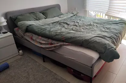 IKEA SLATTUM Bed Frame and VESTERÖY Mattress Set 160x200