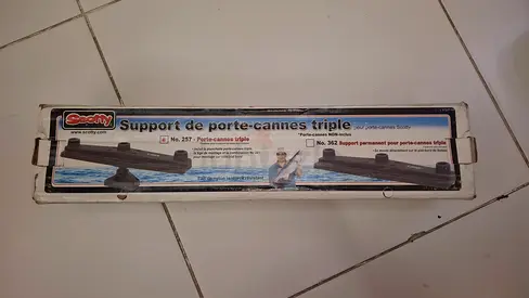 Scotty Triple Fishing Rod Holder Board No. 257