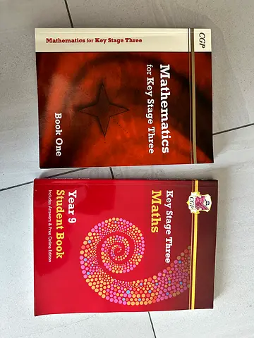 British curriculum CGP Key Stage Three Mathematics Textbooks - Book One and Year 9 Student Book