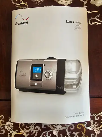 ResMed Lumis Series CPAP Machine (User Manual Shown) - Lightly Used