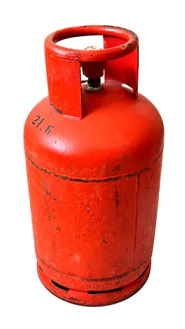 Gas Cylinder with half gas