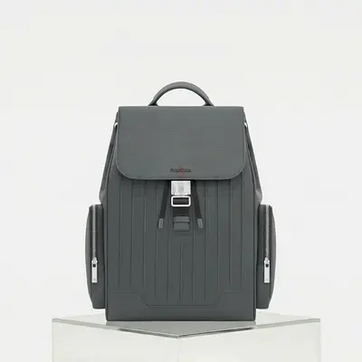 RIMOWA Gray Vertical Leather Backpack