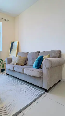 3+1-Seater gray Fabric Sofa in Good Condition