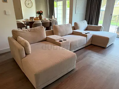 Large Beige Modular sofa