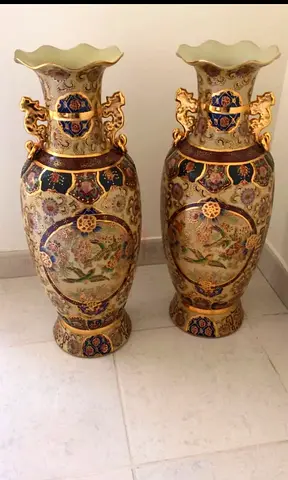 Two vintage vases Limoges France