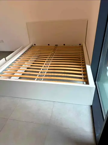 Ikea Malm bed with mattress queen size