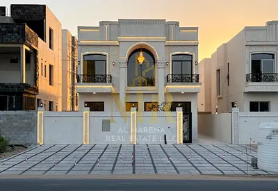 🔥 امتلك فيلا فاخرة بالزاهية | ارتداد 20 متر | 5 غرف ماستر | شامل رسوم التسجيل | موقع مميز قرب شارع الشيخ محمد بن زايد