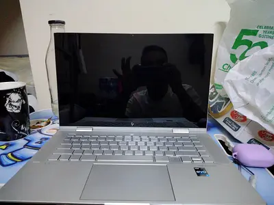 HP envy x360 touchscreen silver -15inch convertible - good condition