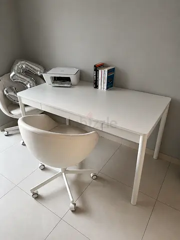 Desk with chair