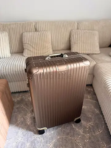 RIMOWA suitcase in titanium