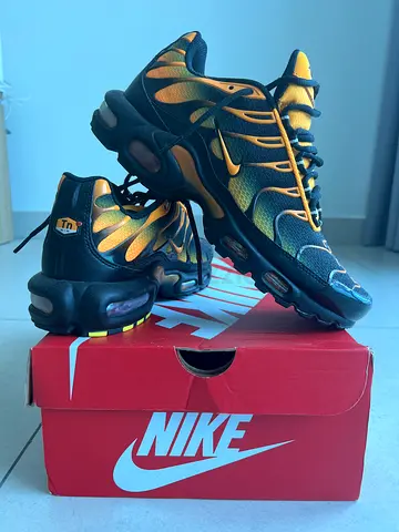 Nike TN Air Max Plus, “Black Sundials.”