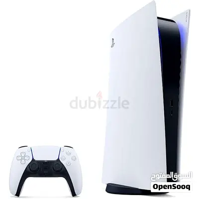 PlayStation 5 digital with DualSense Controller - White (PS5)