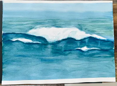 Ocean wave Painting