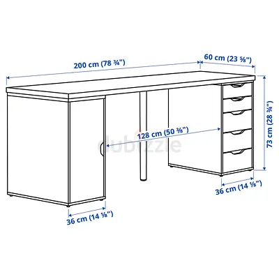 Study table (white) from IKEA